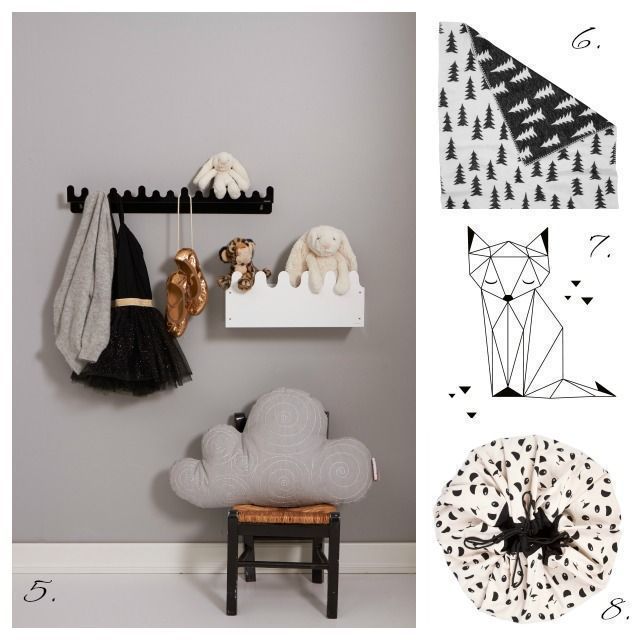 monochrome nursery